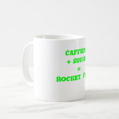 Mug Caféine + Carburant de Sugar=Rocket (Devant gauche)