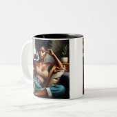 Mug "Caféine & Confiance" (Devant gauche)