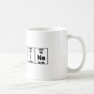 Mug Caféine de Tableau périodique