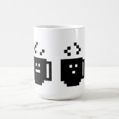 Mug Caféine du besoin de pixels aussi (Centre)