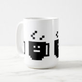 Mug Caféine du besoin de pixels aussi (Devant gauche)