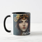 Mug Caféine du matin de Pat personnalisable (Gauche)