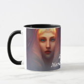 Mug Caféine du matin de Sandy personnalisable (Gauche)