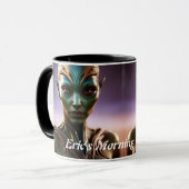 Mug Caféine du matin d'Eric personnalisable (Devant gauche)