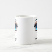 Mug Caféiné & Écrasant Tellement Fabuleux Yeux Drôle d (Centre)