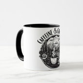 Mug Caféine et camping (Devant gauche)
