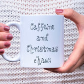 Mug Caféine Et Chaos De Noël Simple Noël