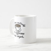 Mug Caféine Et Colère (Devant gauche)