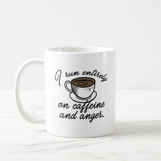 Mug Caféine Et Colère (Gauche)