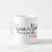 Mug Caféine et nicotine (Devant gauche)
