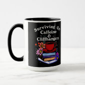 Mug Caféine et suspense colorés (Gauche)
