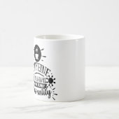 Mug Caféine il conserve ma personnalité ensoleillée (Centre)