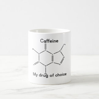 Mug Caféine : ma drogue de choix