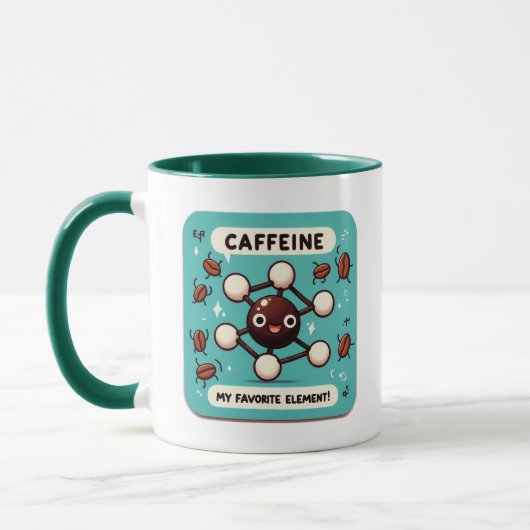 Mug Caféine : Mon élément favori ! (Gauche)