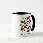 Mug Caféine : Mon élément favori ! (Devant droit)