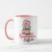 Mug Caféine romantique personnalisable (Gauche)