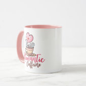 Mug Caféine romantique personnalisable (Devant gauche)