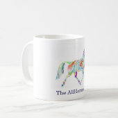 Mug cafepresslogo, le courrier d'AllHorses (Devant gauche)