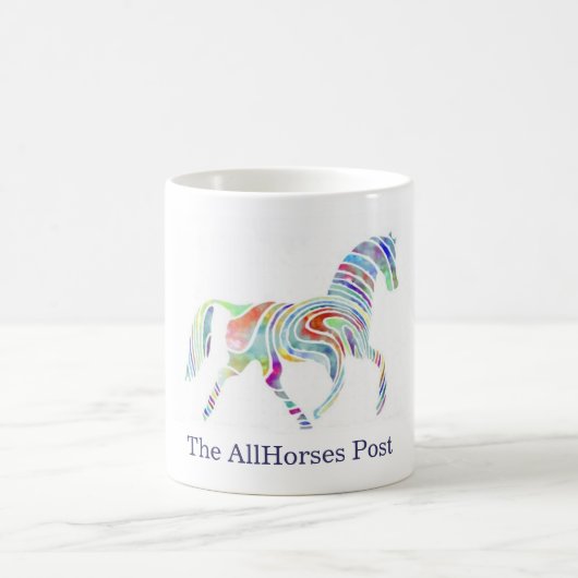 Mug cafepresslogo, le courrier d'AllHorses (Centre)