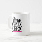 Mug Cafétéria Catwalk Queen Chic Pink (Devant gauche)