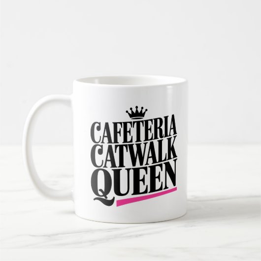Mug Cafétéria Catwalk Queen Chic Pink (Gauche)