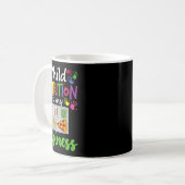 Mug Cafétéria Déjeuner Dame Enfant Nutrition Est Mon E (Devant gauche)