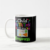 Mug Cafétéria Déjeuner Dame Enfant Nutrition Est Mon E (Gauche)