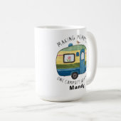 Mug Cafetière de voyage personnalisable pour campeur v (Devant droit)