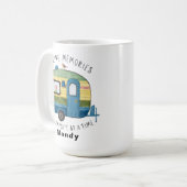 Mug Cafetière de voyage personnalisable pour campeur v (Devant gauche)
