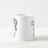 Mug Caffeinate et conquérir Glamour rétro (Centre)