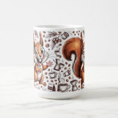Mug Caffeinated Squirrel | Funny Coffee Lover Animal (Centre)