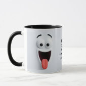 Mug Caffeine Chaos, Add Name Message, Expressive Face (Gauche)