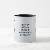 Mug Caffeine Chaos, Ajouter un message nominatif, Vis (Centre)