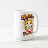 MUG CAFFEINE DE CORGI FUELED! (Devant droit)