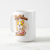 MUG CAFFEINE DE CORGI FUELED! (Devant gauche)