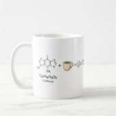 Mug Caffeine Equation–Coffee Powers You Funny Science  (Gauche)