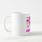 Mug Caffeine jumeaux pour mère de double trouble (Gauche)