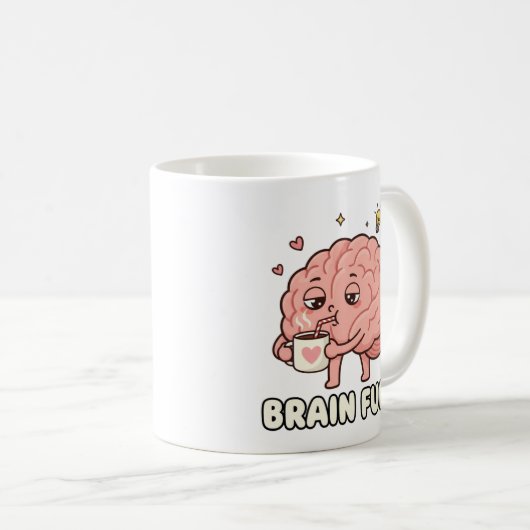 Mug Caffeine Lover brain (Devant droit)
