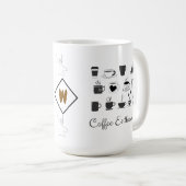 Mug Caffeine Meme & Blague | Cadeau drôle pour ama (Devant droit)