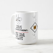 Mug Caffeine Meme & Blague | Cadeau drôle pour ama (Devant gauche)