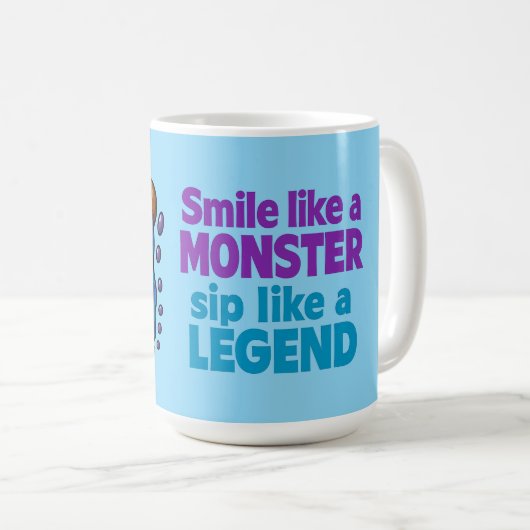 Mug Caffeine Monster (Devant droit)