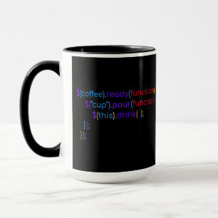 Mug CaffenieJolt : Café JQUERY