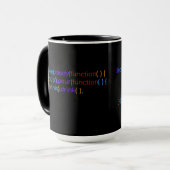 Mug CaffenieJolt : Café JQUERY (Devant gauche)