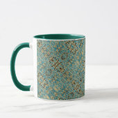 Mug Cage de fleurs dorées (Gauche)
