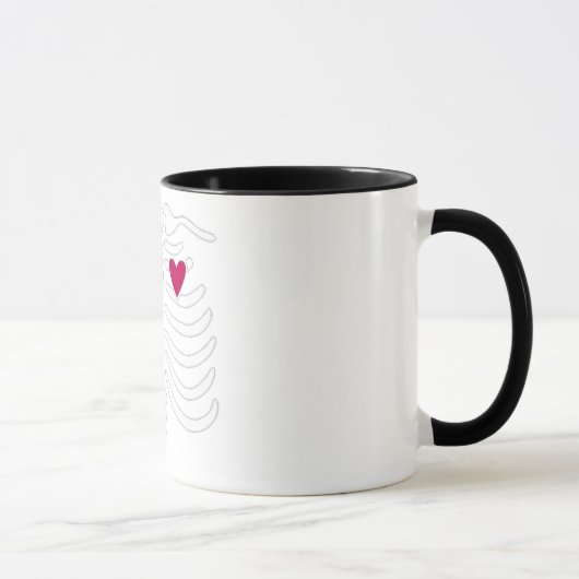 Mug Cage thoracique et coeur (Droite)