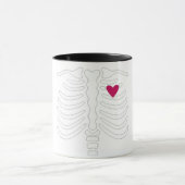 Mug Cage thoracique et coeur (Centre)