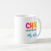Mug Cahier du coordinateur de chaos – Citation drôle p (Devant droit)