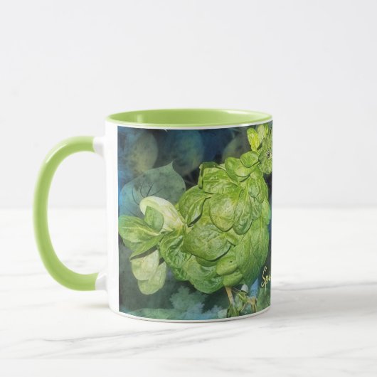 Mug Caille d'épinards (Gauche)