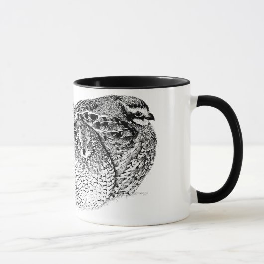 Mug Cailles de blanc de Bob (Droite)