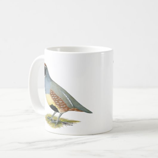 Mug Cailles du désert de Gambel (Devant gauche)